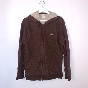 Lacoste zip up hoodie